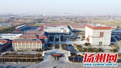 已建成的扬大广陵学院新校区。张孔生摄