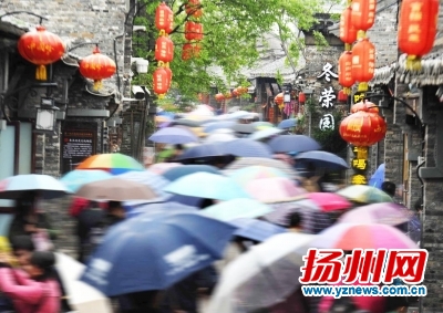 东关街如伞的海洋程曦摄