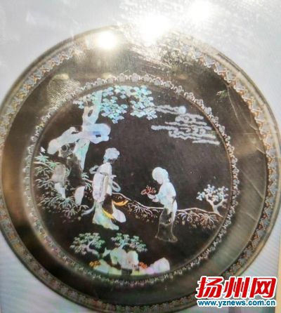 江千里漆盘