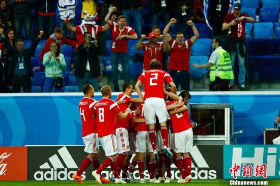 俄罗斯3-1拿下埃及 东道主出线形势大好
