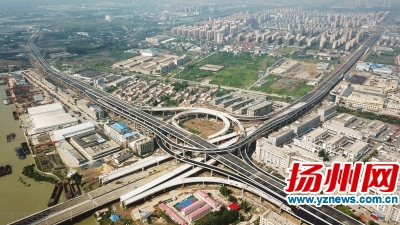 城市南部快速通道运河南路互通。张筱清摄