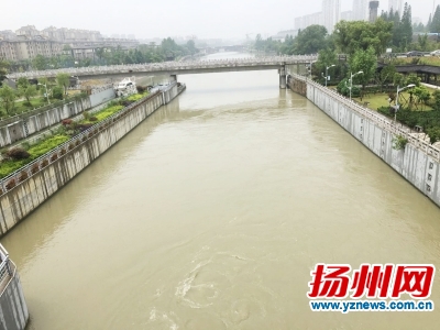 扬州闸迎来清水活水。