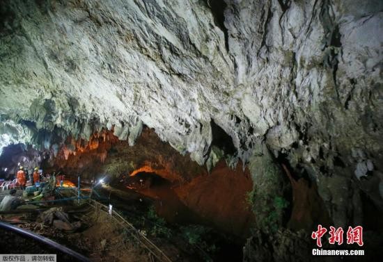 资料图：泰国清莱府山区洞穴。