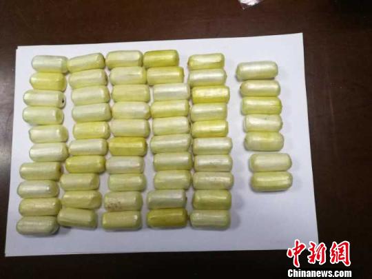 瘦小男子竟吞下57颗&ldquo;毒蛋&rdquo;从云南运至武汉落入法网