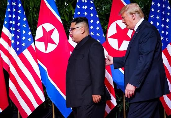 ▲资料图片：今年6月，&ldquo;特金会&rdquo;在新加坡登场。（美国《纽约时报》）