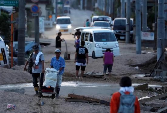 △日本仓敷受灾情况/视觉中国