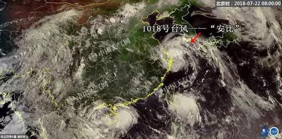 风四云图显示，今天南海和西北太平洋风起云涌。