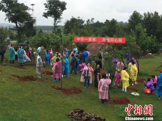 两岸少数民族云南石林欢度火把节欢歌热舞共铸一家亲