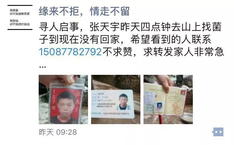 17岁少年捡菌子补贴家用遇意外离世 父亲:他最懂事