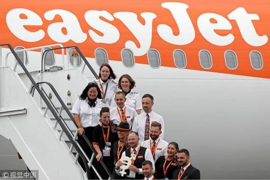 英国易捷航空资料图（图：视觉中国）