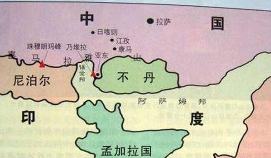 资料图:不丹地理位置