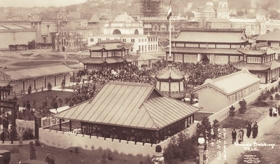 “1915巴拿马—太平洋国际博览会”中国馆外景。