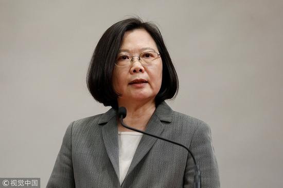 蔡英文(图源:视觉中国)