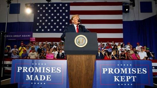 特朗普指责纽约市长剽窃竞选口号:真差劲没想象力