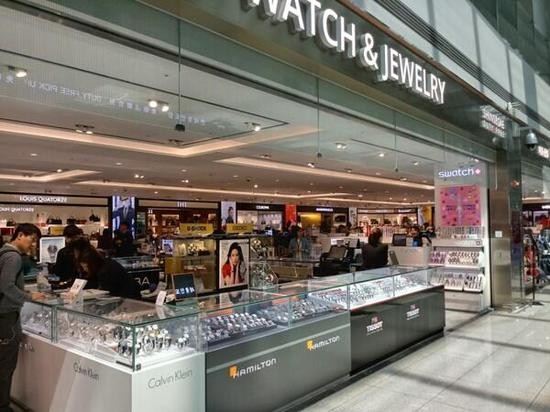 资料图：免税店一角
