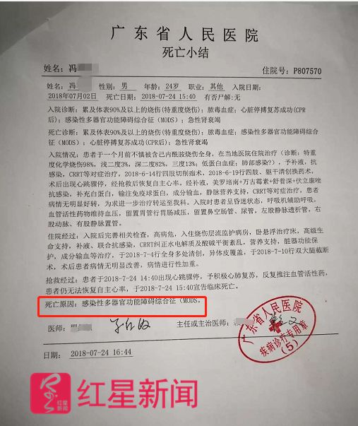 美达股份员工烫伤身亡 生前担心不能工作连累家人