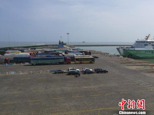 台风“百里嘉”离去琼州海峡复航抢运旅客