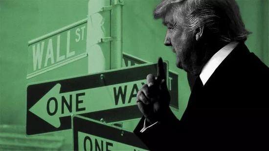 ▲特朗普已表露出迎合华尔街的想法。(美国《国会山》报/Garrett Evans)