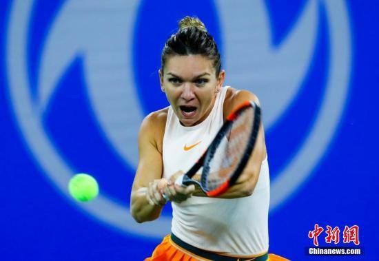 图为哈勒普在比赛中。<a target=\'_blank\' href=\'http://www.chinanews.com/\'><p class=