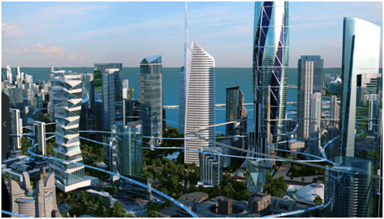 世界顶级建筑大师畅想未来城市:立体交通解决拥堵