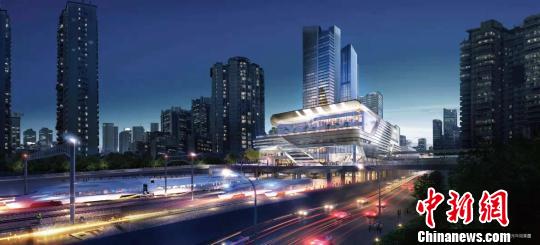 “轻轨穿楼”奇景之后重庆将再现“高铁穿楼”景观