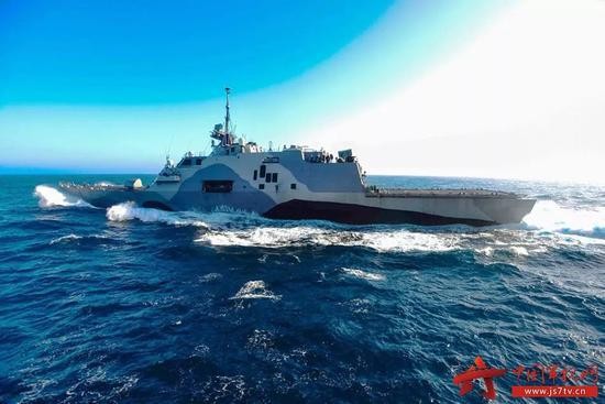 ▲美海军LCS濒海战斗舰(中国军视网)