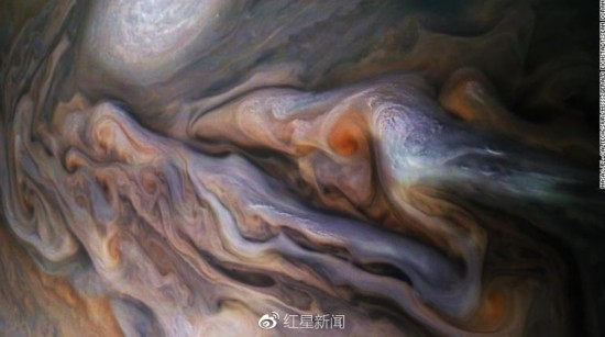 NASA公布的木星照片
