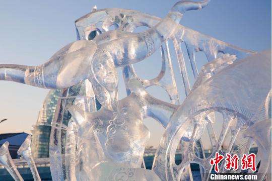 一等奖作品《音乐知我心》。冰雪大世界供图