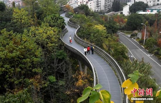 资料图：福州城市森林步道。<a target=\'_blank\' href=\'http://www.chinanews.com/\'><p class=