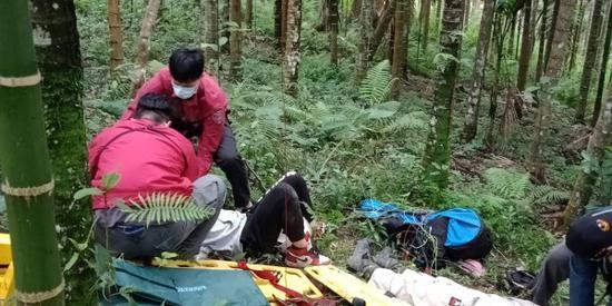 意外事故现场(图片来源:台湾《自由时报》)