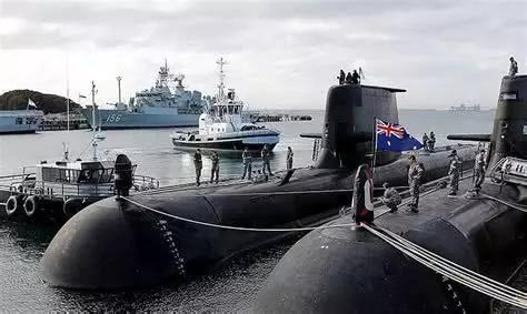 ▲资料图片：澳大利亚海军现役的科林斯级柴电潜艇