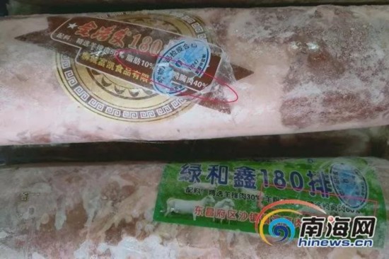 所谓的“羊肉卷”，鸭肉含量40%到60%。