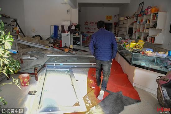 响水&ldquo;3&middot;21&rdquo;爆炸事故，事发企业两公里外民房受损严重