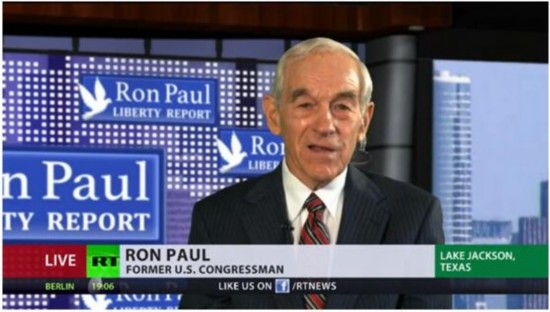 前美国国会议员罗恩&middot;保罗接受RT采访