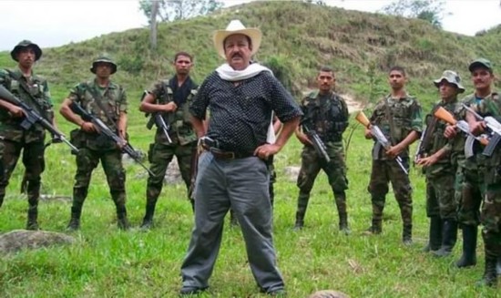 塞尔纳曾担任哥伦比亚联合自卫队的领导人（图源：每日邮报）