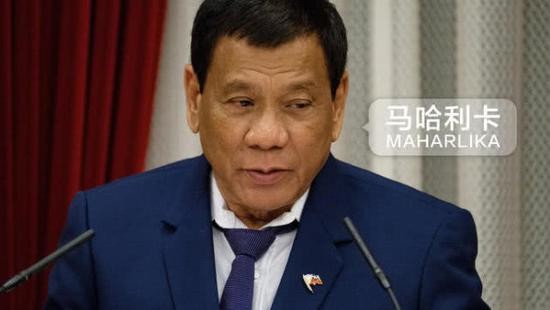菲律宾总统杜特尔特。
