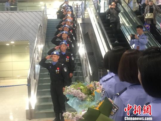 中国（安徽）第七支赴南苏丹维和警队载誉凯旋