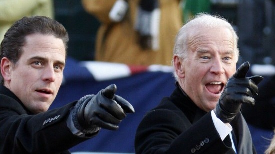 左：拜登之子亨特 拜登 右：拜登