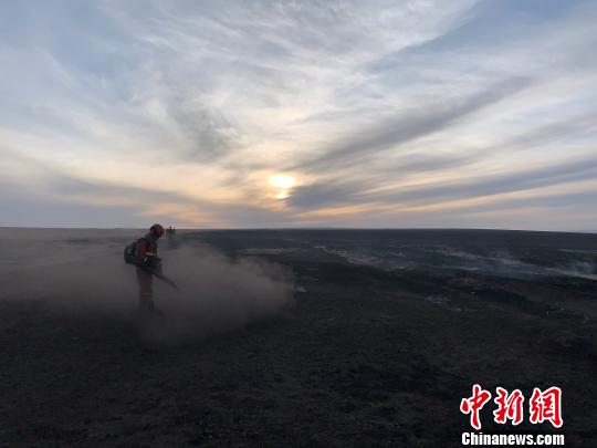 内蒙古呼伦贝尔市陈巴尔虎旗哈达图地区突发草原火灾