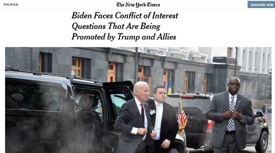 《纽约时报》报道截图