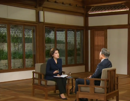 访谈现场（韩国KBS电视台）