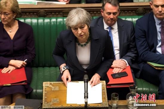  资料图：英国首相特雷莎&middot;梅。