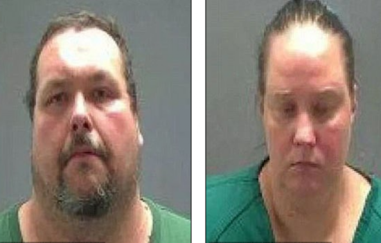 犯罪嫌疑人夫妇（图源：每日邮报）