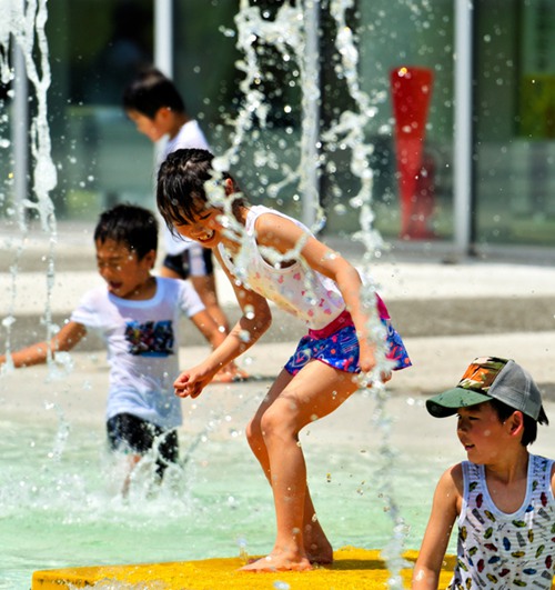 北海道迎来高温天气 最高气温达39.5℃（图片来源：朝日新闻网站）