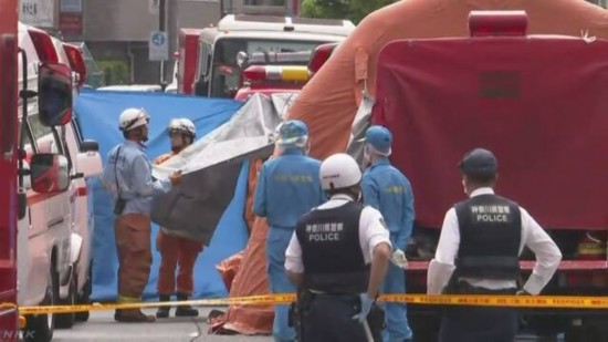 事发现场(日本NHK电视台)