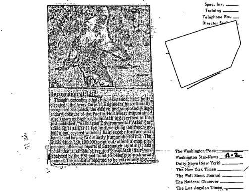 FBI档案文件截图