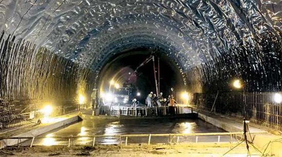 保宁海底隧道施工现场（韩国《每日经济》）