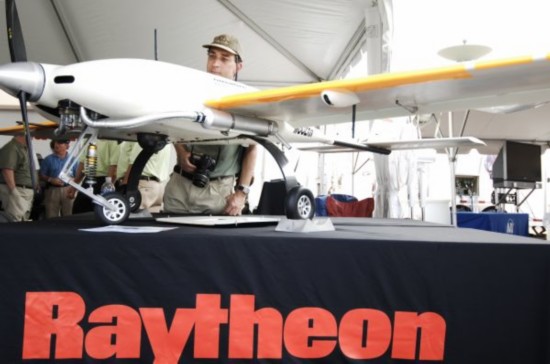 资料图:雷神公司展出无人驾驶飞行器