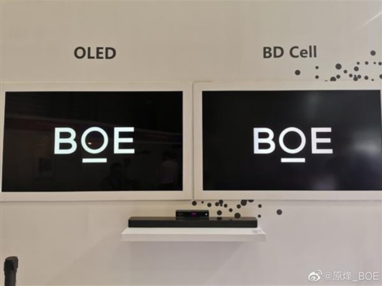 京东方展示BD Cell面板:百万对比度 功耗比OLED低40%