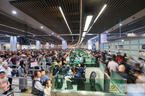 资料图:澳门出入境口岸。图片来源:澳门特区政府网站